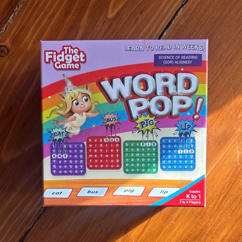 Word pop! Fidget game